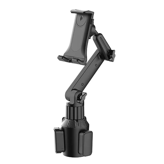 Adjustable Gooseneck Car Cup Holder Mount Bracket Automotive Inner Flexible Neck Cradle for Tablets Phone