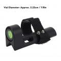 Adjustable Grade Rod Level Aluminum Alloy Survey Rod Bubble Level for Round and Rectangular Bars