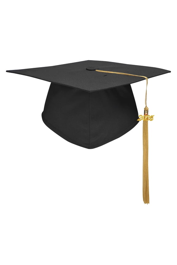 Adjustable Graduation Cap for Adults and Children,Unisex Academic Hat with Tassel, Perfect for High School College Ceremonies, Photo Gifts and Parties,Black