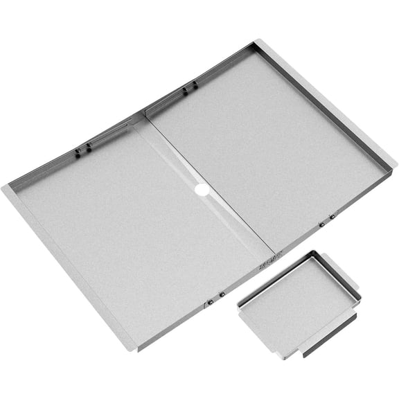 Adjustable Grill Drip Pan Heavy Duty Galvanized Steel For 4 5 Burners