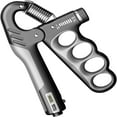 thumbnail image 1 of Adjustable Grip Strength Trainer 11-220LBS, Hand Grip Strengthener with Automatic Counter, Ergonomic Forearm Exerciser for Athletes Musicians Injury Recovery(Grey,16x11cm), 1 of 5