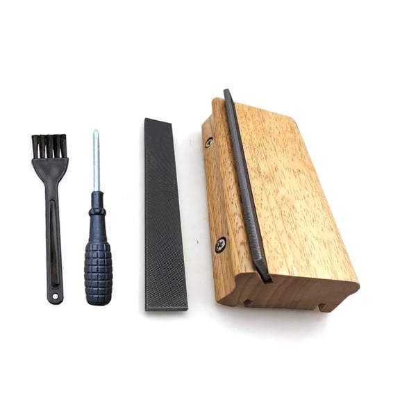 Adjustable Guitar Fret Trimming Tool 3/23/35 Degree for Smoothing Burrs on Electric Bass Ukulele Music Instruments