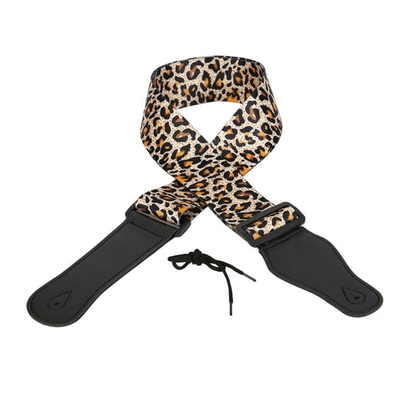 Adjustable Guitar Strap Electric & Acoustic Guitar Shoulder Belt Strap with Ends Stringed Instrument Accessories