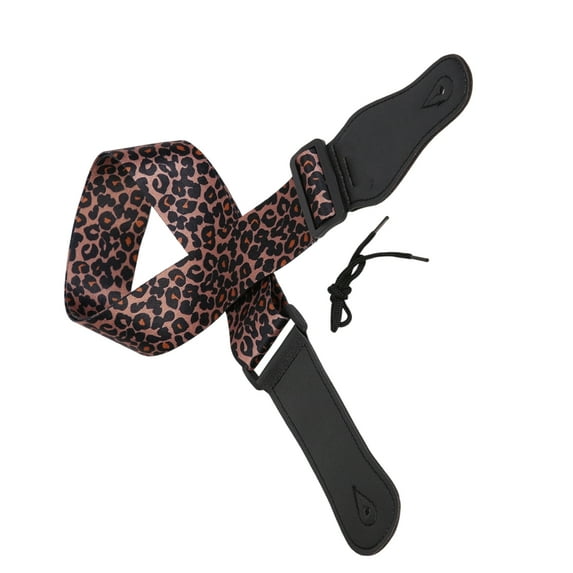 Adjustable Guitar Strap Electric & Acoustic Guitar Shoulder Belt Strap with1eatherEnds Stringed Instrument Accessories