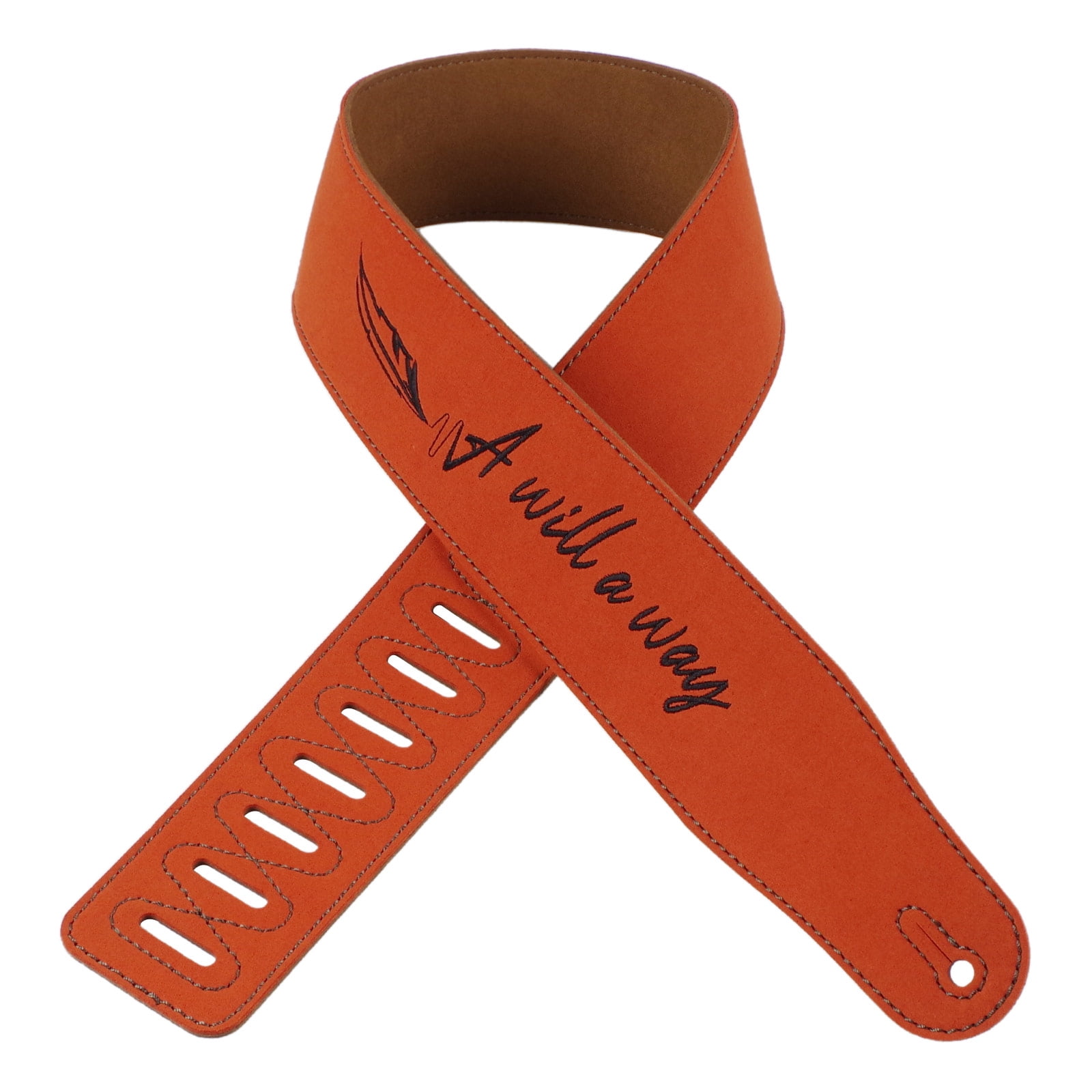 Adjustable Guitar Suede Straps Relief Embroidery Belt Bass Acoustic Accessory