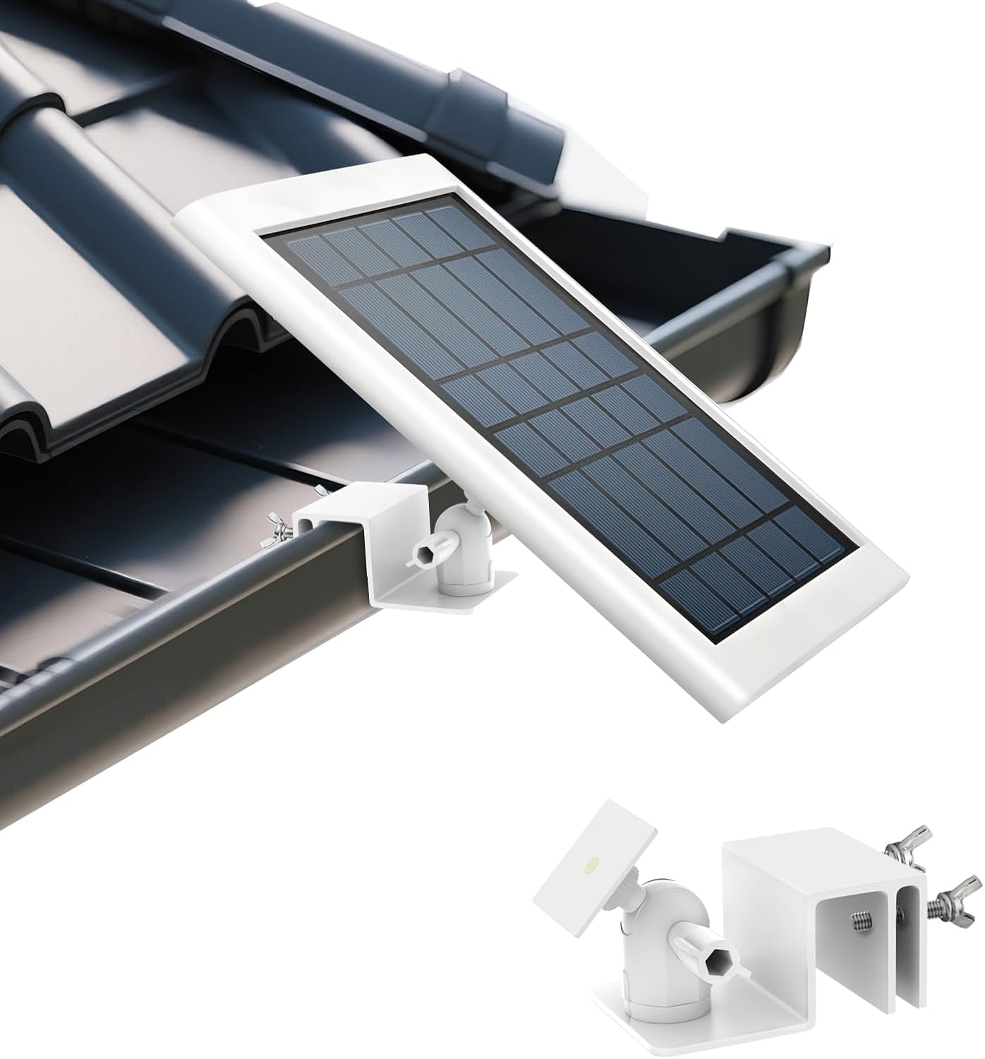 Adjustable Gutter Mount for Ring Solar Panel, Aluminum Alloy Mounting ...