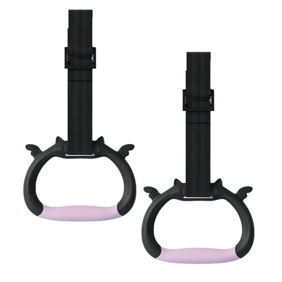 Adjustable Gymnastic Rings with Strap Strength Training Equipment Pulls Up Rings Fitness Trapeze Rod Pulls Up Gym Rings