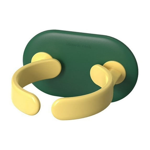 Adjustable Hair Dryer Holder - Wall Mounted No-Hole Storage Rack with Rotatable Clip, Cord Organizer for Bathroom Organization, 1-Pack Multicolor Plastic Mount