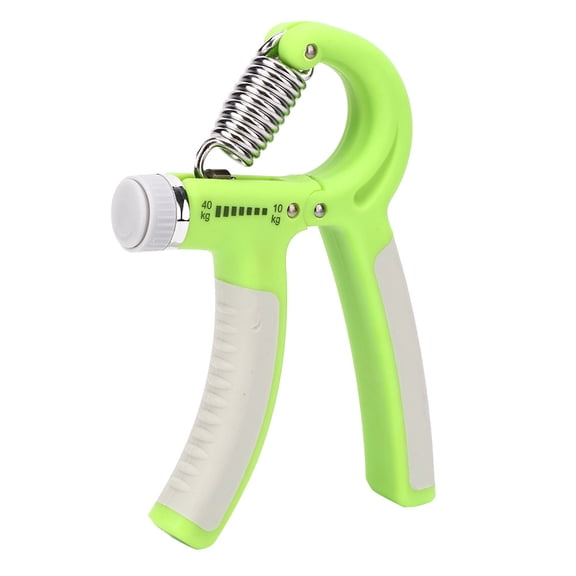 Adjustable Hand Grip Strengthener 10-40kg Finger Wrist Exerciser & Training Strength Tool, Green 8.2x5.5x1.1 Inches / 21.0x14.0x3.0 cm