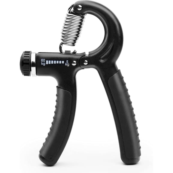 Adjustable Hand Grip Strengthener, 5-60kg Resistance Exerciser for Grip Strength Training and Injury Recovery