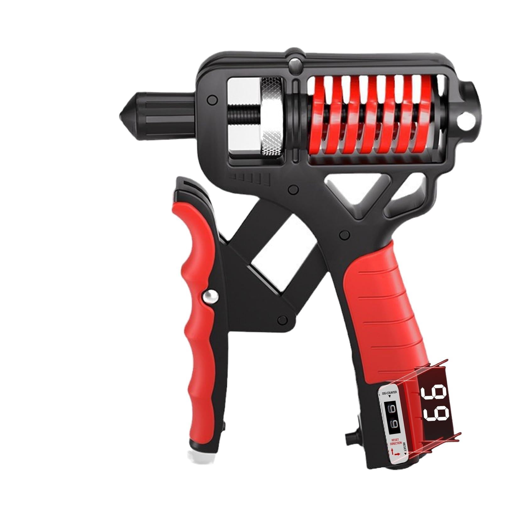 Adjustable Hand Grip Strengthener with Electronic Counter – 11-364LB Non-Slip Handle, Finger Stretcher Grip Ring, Strength Trainer for Home Gym Workout
