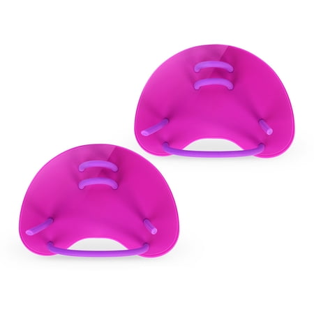 Adjustable Hand Paddles for Swimming Premium Material Tubular Hand Strap Natural Swim Experience