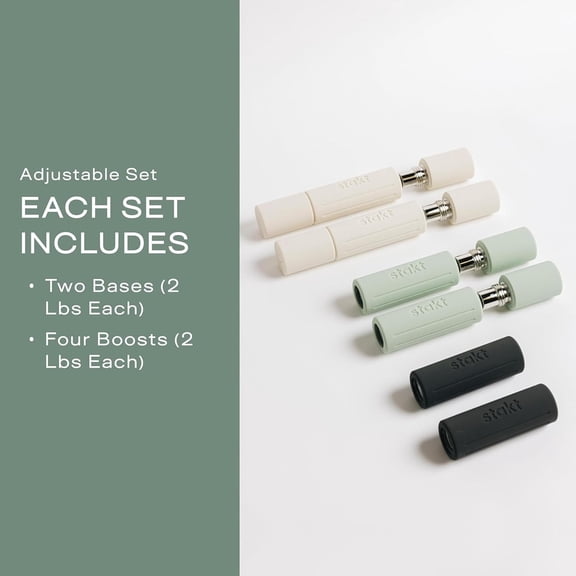 Adjustable Hand Weights, Compact Dumbbell Set with 2 4 6 Pound Weight Options, Portable Workout Equipment for Strength Training at Home or On the Go