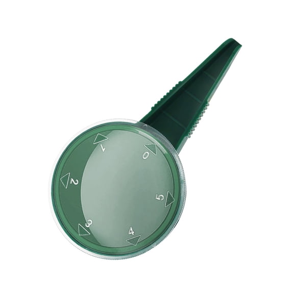 Adjustable Handheld Garden Seeder, Manual Seed Sowing Tool for Planting, Green Portable Seed Spreader, Handheld Planter for Grass and Seeds, Green