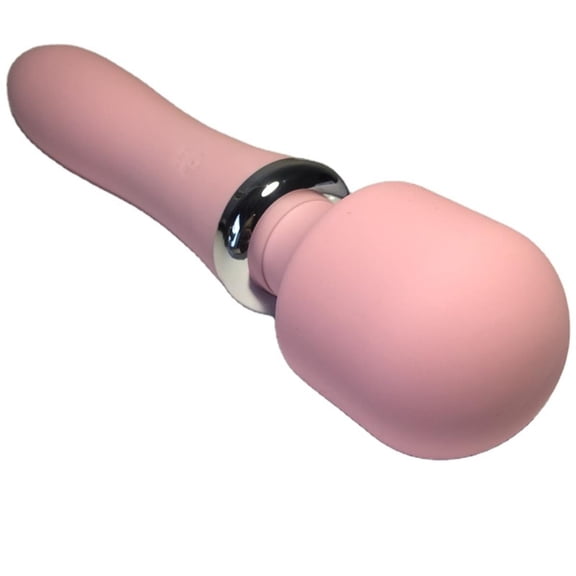 Adjustable Handheld Muscle Massager, Dual Head, Soft Vibration Therapy