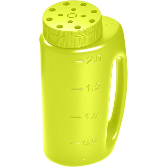 Adjustable Handheld Seed Shaker - Hand Spreader - Capacity Multi-Purpose Spreader for Fertilizer, Grass Seed, Ice Melt & Lawn Care - Green