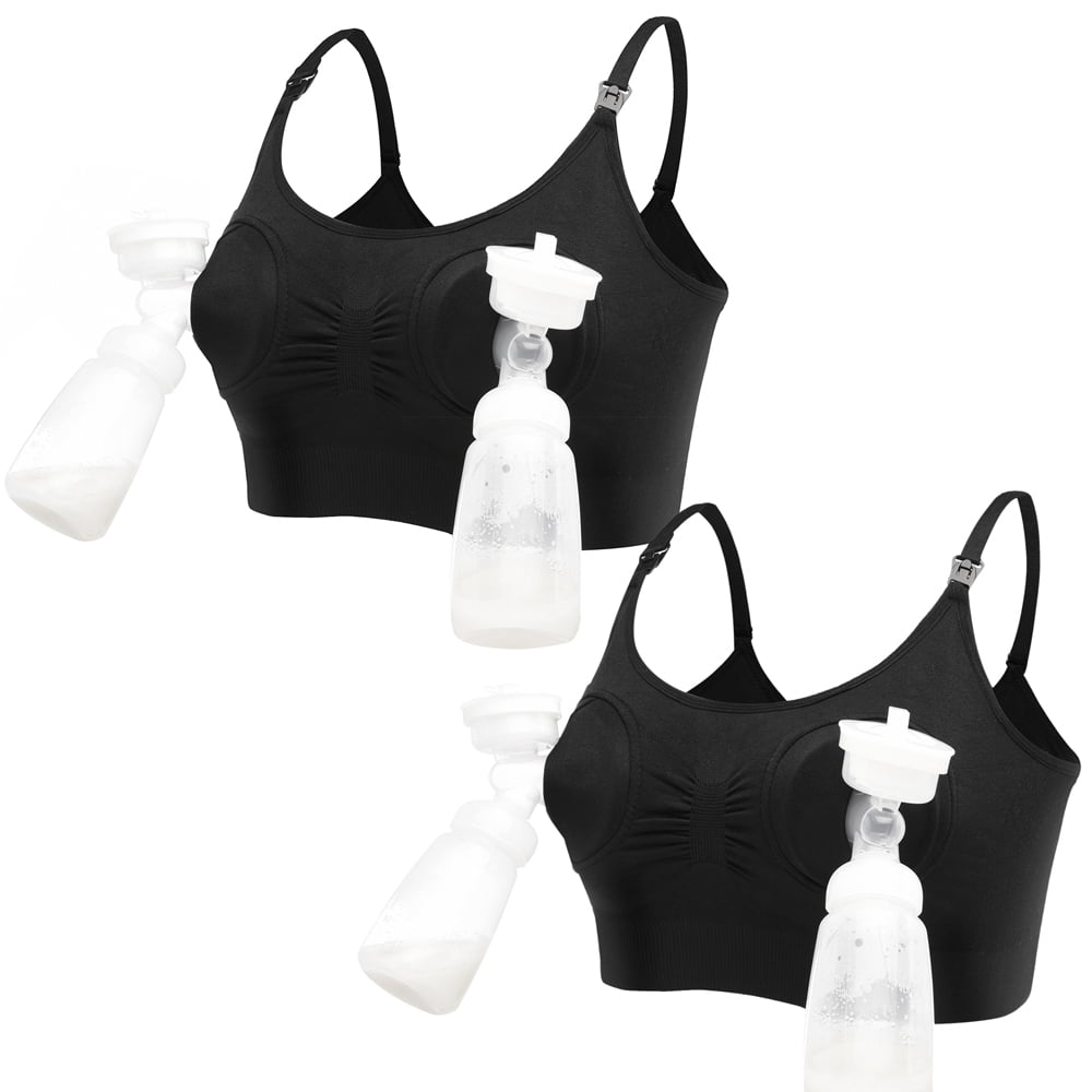 Adjustable HandsFree Breastfeeding Bra for NursingPumps NAKYEOYO