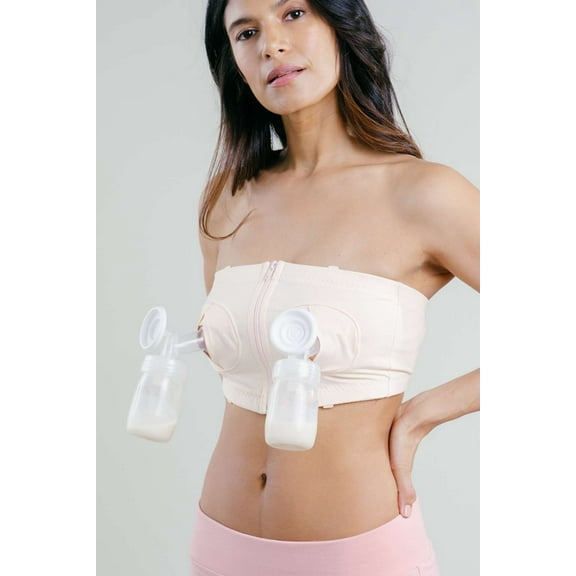 Adjustable Hands Free Pumping Bra | Pink