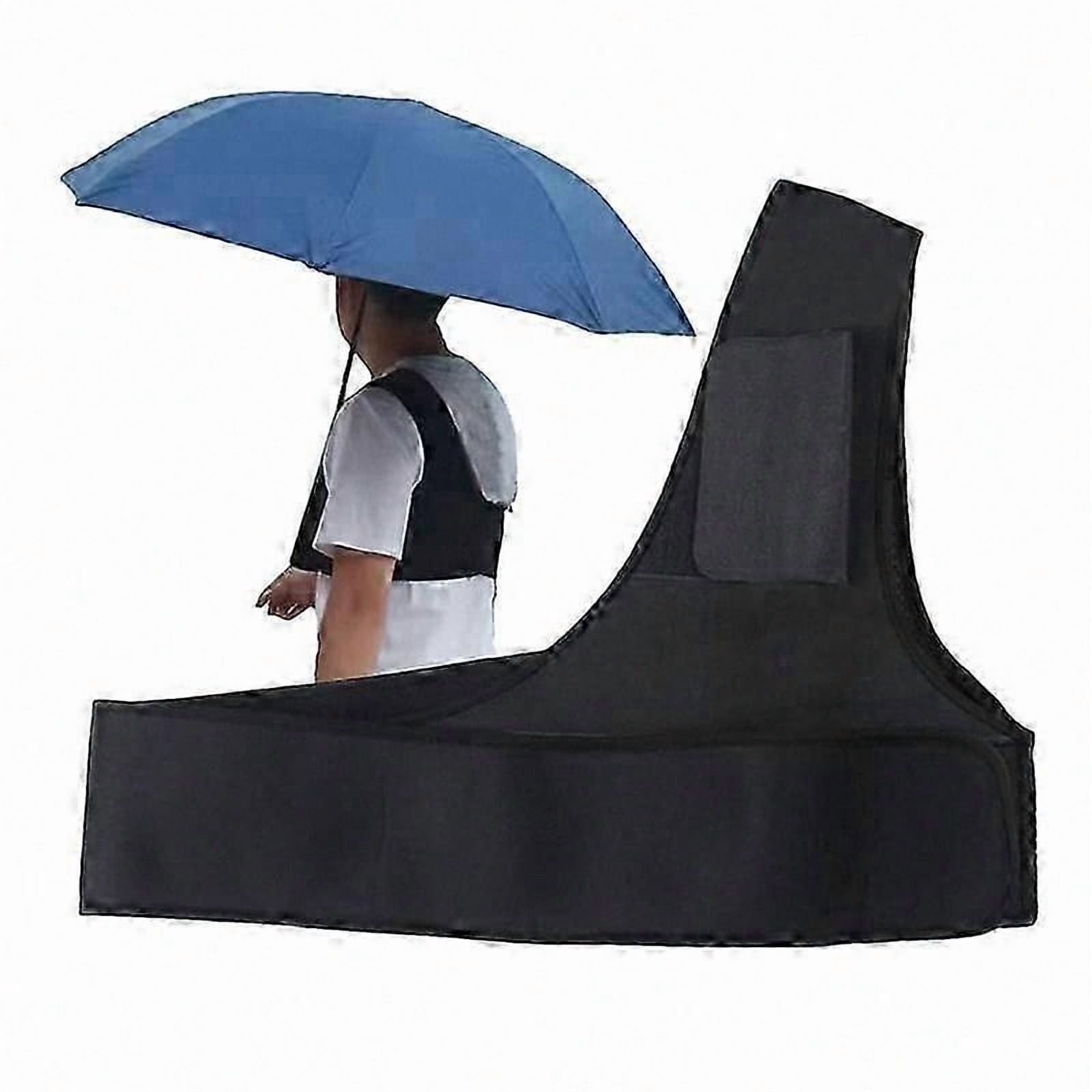 Adjustable Hands-Free Umbrella Strap for Outdoor Rain and Sun Protection During Activities