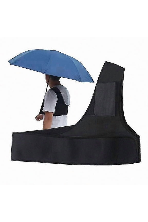 Adjustable Hands-Free Umbrella Strap for Outdoor Rain and Sun Protection During Activities