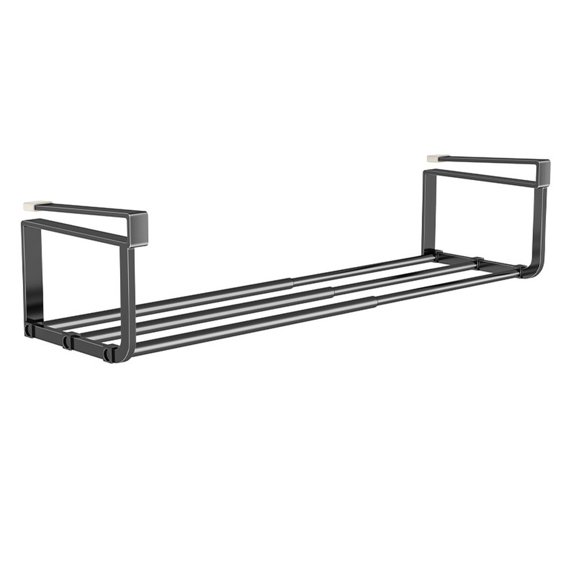 Adjustable Hanging Basin Storage Rack Under Sink Organizer No Drill Expandable