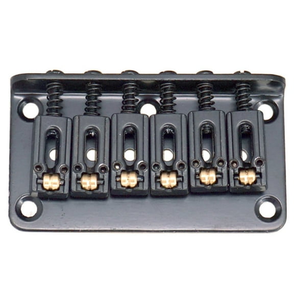 Adjustable Hardtail Guitar Bridge Body Through for 6 String Electric Guitar Parts Accessories