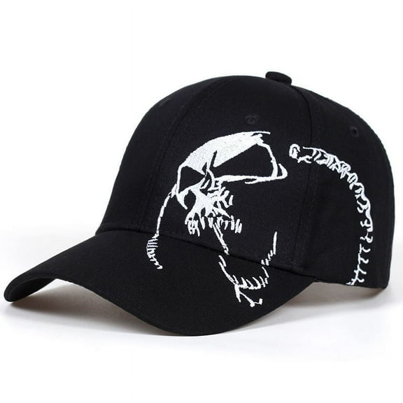 Adjustable Hat Cap Skeleton Bone Hat Sport Hat Sunhat Snapback Embroidery Skull Pirate Hat Halloween Cos
