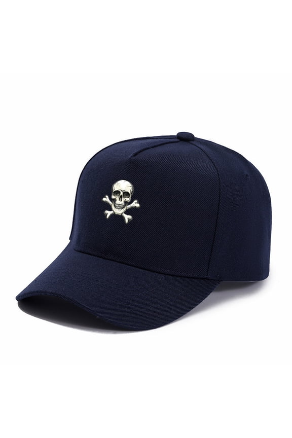 Adjustable Hat Cap Skeleton Bone Hat Sport Hat Sunhat Snapback Embroidery Skull Pirate Hat Halloween Cos