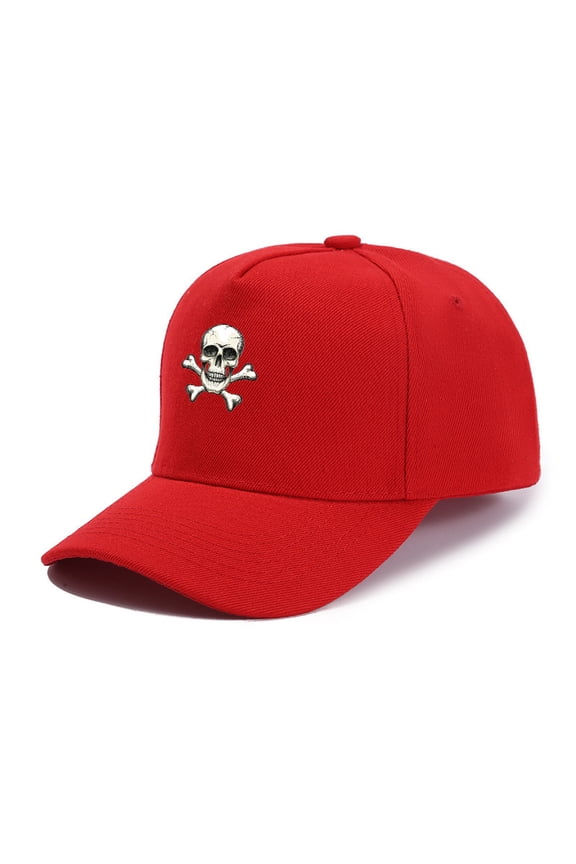 Adjustable Hat Cap Skeleton Bone Hat Sport Hat Sunhat Snapback Embroidery Skull Pirate Hat Halloween Cos