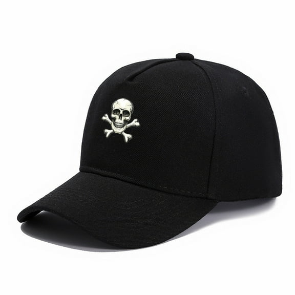Adjustable Hat Cap Skeleton Bone Hat Sport Hat Sunhat Snapback Embroidery Skull Pirate Hat Halloween Cos