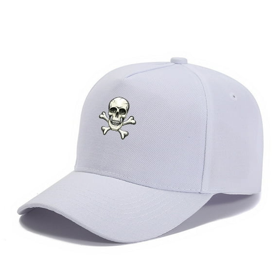 Adjustable Hat Cap Skeleton Bone Hat Sport Hat Sunhat Snapback Embroidery Skull Pirate Hat Halloween Cos
