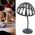 thumbnail image 1 of Adjustable Hat Display Stand Rack for Adult Baseball Caps,Cowboy Hat,Tabletop Organizer Holder for Closet, Retail Stores, Space Saving Hat Holder OrganizerBlack11.81'' Black 11.81'', 1 of 7