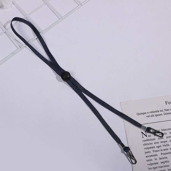 Adjustable Hat Strap Clips Cord Fasteners, Windproof Clips Cap Retainers Hat Chin Cords, Anti-lost Straps Hat Holder Clips for Travel, Golfing, Fishing, Camping (Navy Blue)