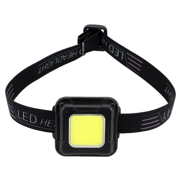Adjustable Head Lamp For Cycling And Fishing Long Lasting Cob Lighting