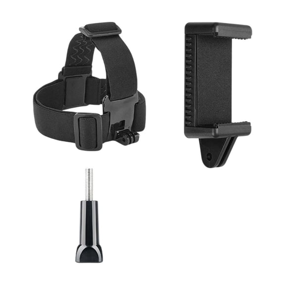 Adjustable Head-Mounted Camera Holder for Cell Phones, First-Person View Video Outdoor Live Shooting Bracket, Phone Accessories Grip and Holder Mount for Phones and Cameras
