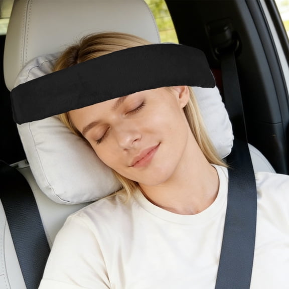 Adjustable Head Restraint Strap Comfortable Head Support for Car Dining Chair Travel Accessory
