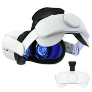 Adjustable Head Strap Compatible with Oculus Quest 2, Replacement for Meta Quest 2 Accessories for Enhanced Support and Comfort in VR Gaming