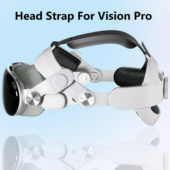 Adjustable Head Strap for Vision Pro, Replacement Head Strap for Vision Pro Headset VR Accessorie, Reduce Facial Pressure with Soft and Comfortable Cushion