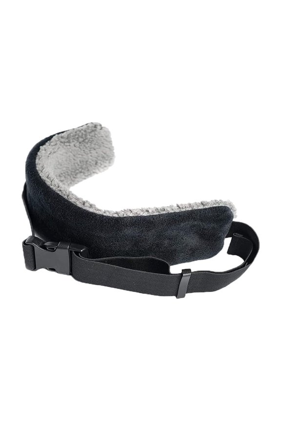 Adjustable Head Support Strap for Travel - Compact Neck Pillow Alternative for Airplanes Cars - Comfortable Portable Design to Head Bobbing