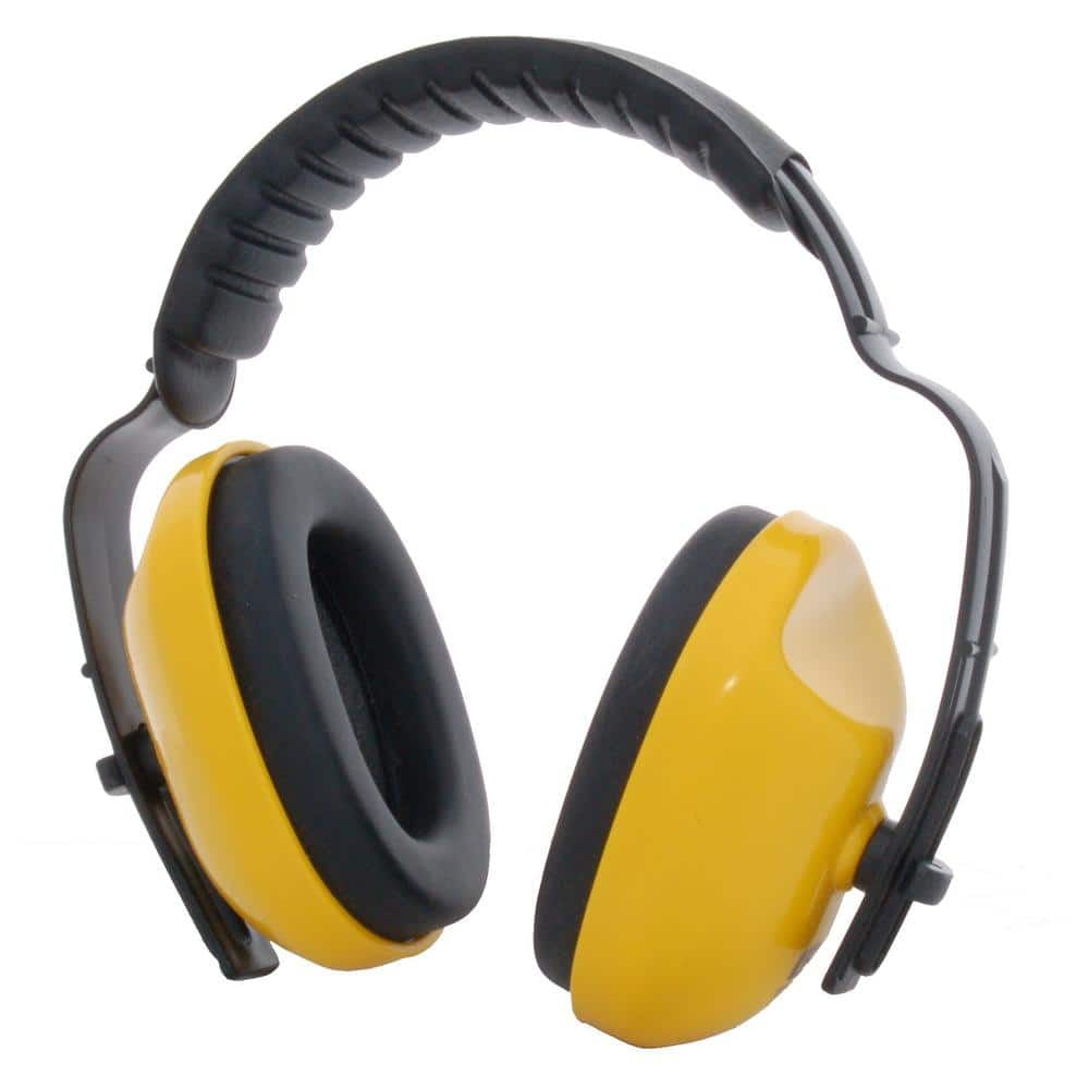 Adjustable Headband Ear Muffs, Yellow with Black, Box of 5 - Walmart.com