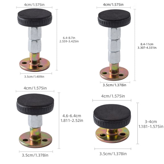 Adjustable Headboard Stoppers, Wall Bumper for Bed Frame Anti Shake