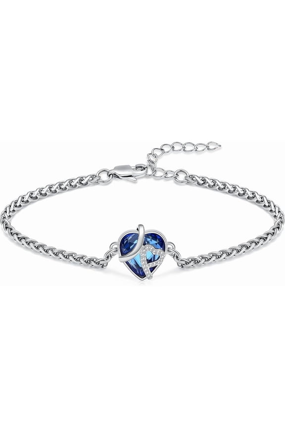 Adjustable Heart Link Urn Bangle for Ashes Stainless Steel Ashes Keepsake Cuff Bangle Memorial Keepsake Jewelry Birthstone Cremation Keepsake Bangle