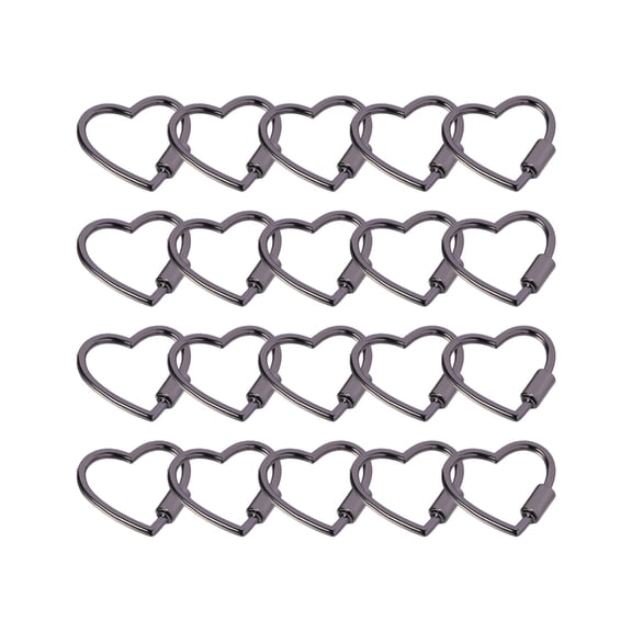 Adjustable Heart Shaped Clip Fastener for Purses Dog Leash DIY Craft Projects