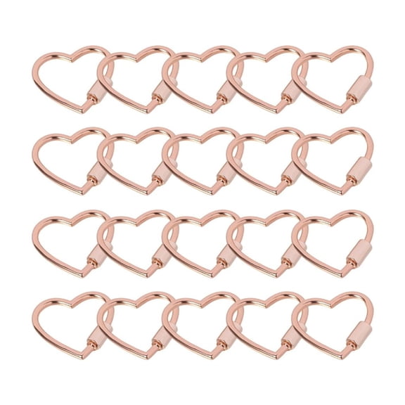 Adjustable Heart Shaped Clip Fastener for Purses Dog Leash DIY Craft Projects