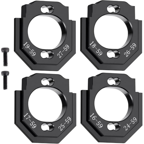 Adjustable Heat Sink Bracket Black Aluminum RC Motor Mount Set 1/18 Arrma Granite Grom ARA2102T2 Typhon Grom ARA2106T1 1/14 Mini Mojave Grom 2S ARA2104T1 Upgrades Part