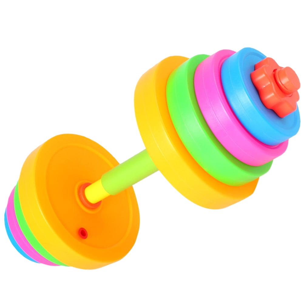 Adjustable Heavy Dumbbells Barbells for Kids Playset Toys Gym Children ...