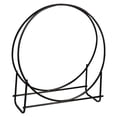 Adjustable Heavy Duty 40 Inch Thick Tubular Steel Hoop Style Log Rack ...