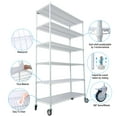 Adjustable Heavy Duty 6000lbs Capacity NSF Steel Wire Shelf Shelving