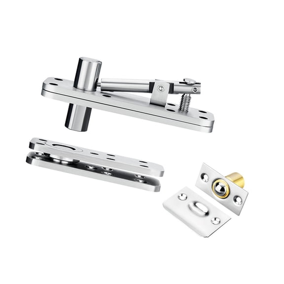 Adjustable Heavy Duty Door Pivots Hinges 360 Degree Shafts Stainless Steel Pivots Hinge Invisible Pivots Door Hardware