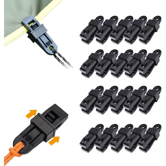 Adjustable Heavy Duty Lock Grip for Tarp & Shade Cloth, Shade Cloth Heavy Duty Lock Grip, Tarp Clips Heavy Duty Lock Grip Black Ealthsn Adjustable Heavy Duty Lock Grip for Tarp & Shade Cloth